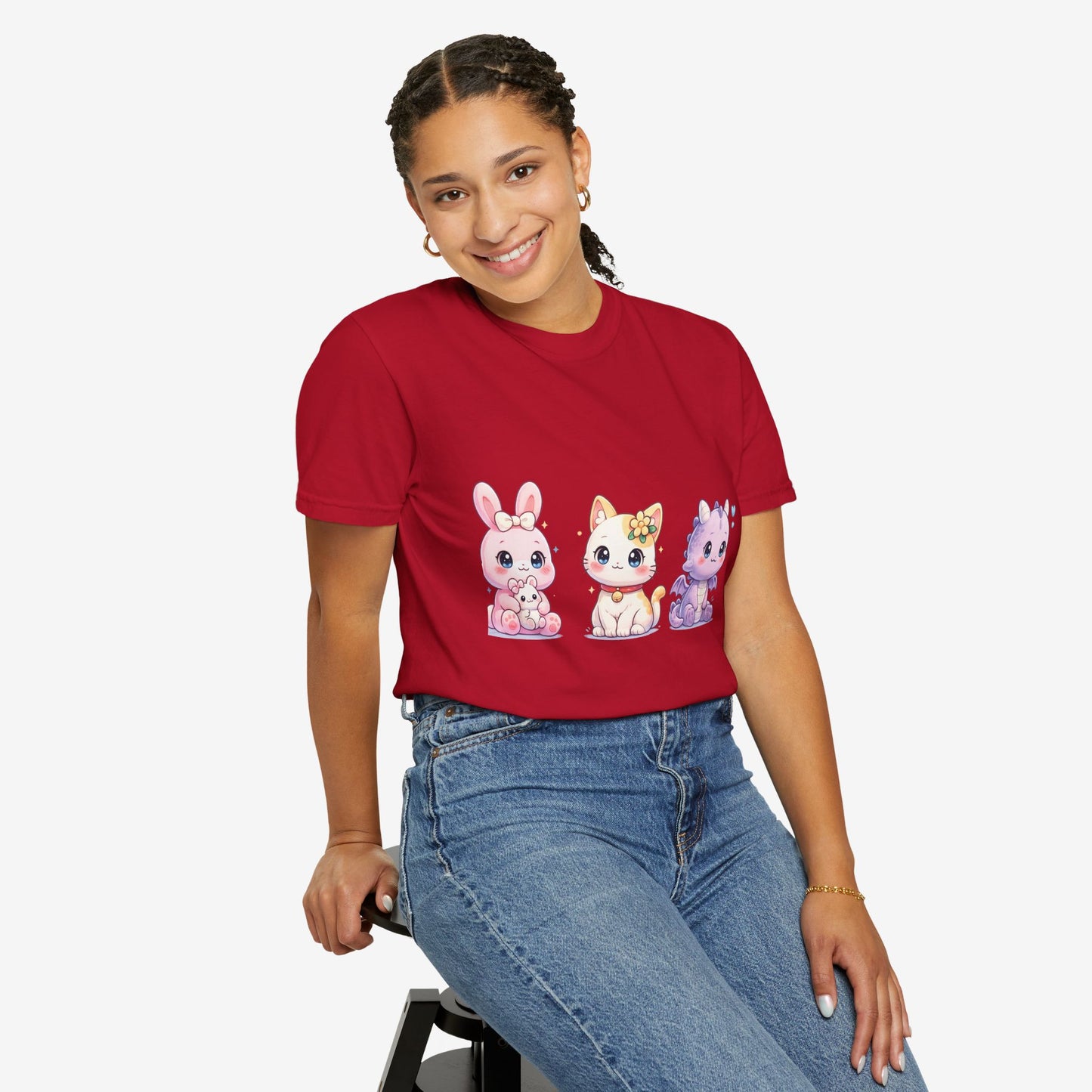 Schattig Pastel Dieren T-Shirt