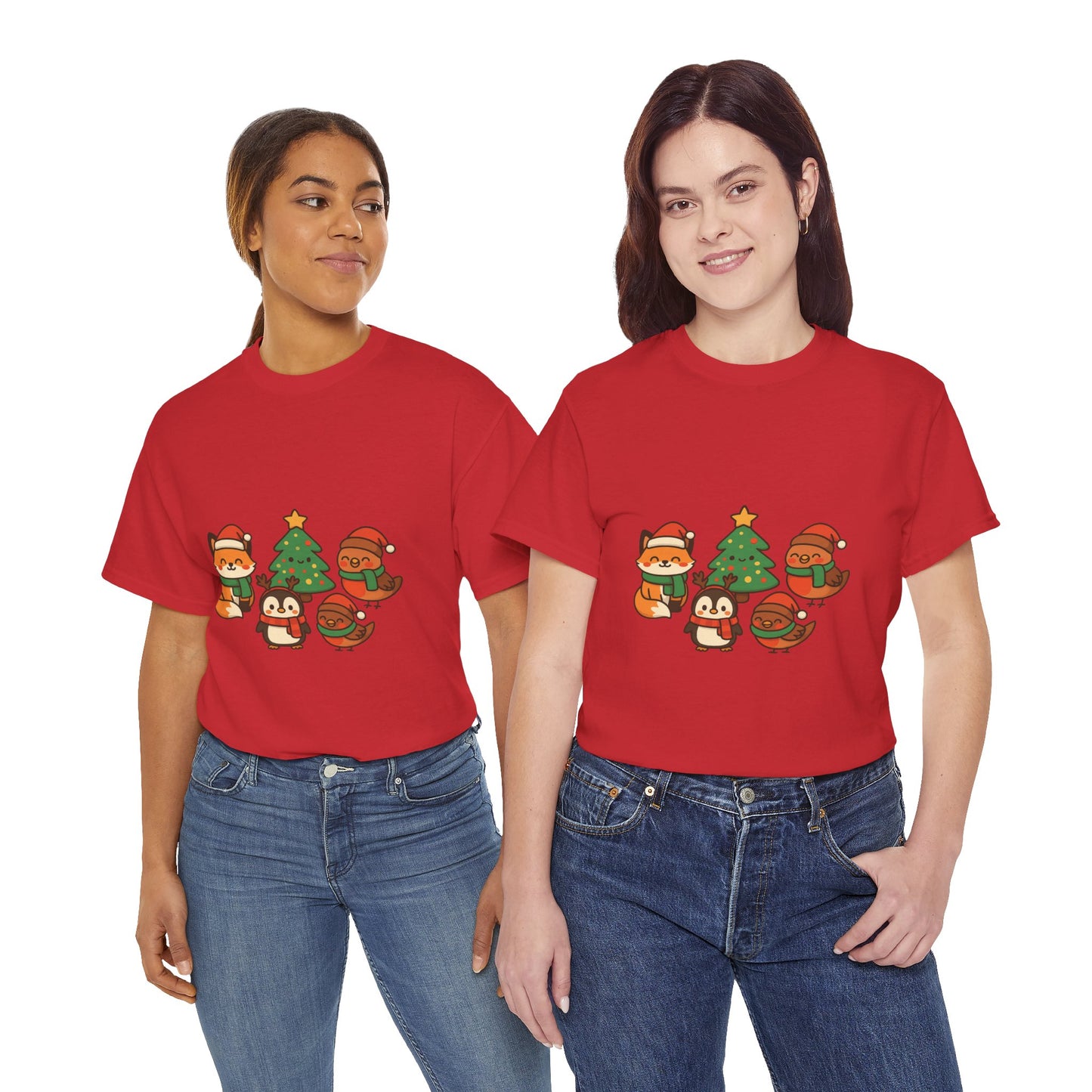 Kerst Bosdieren T-Shirt