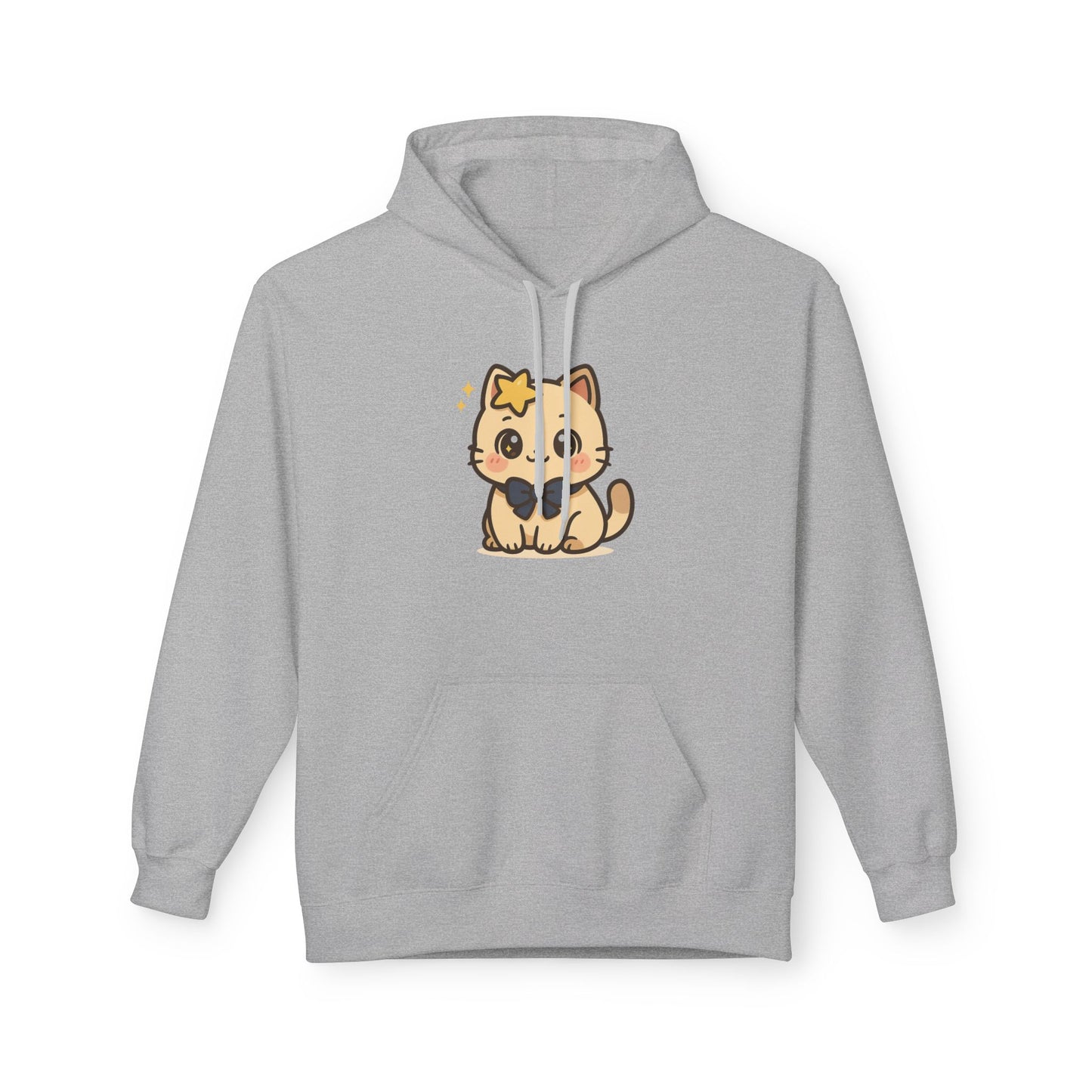 Schattige Kawaii Kat Hoodie met Sterretje