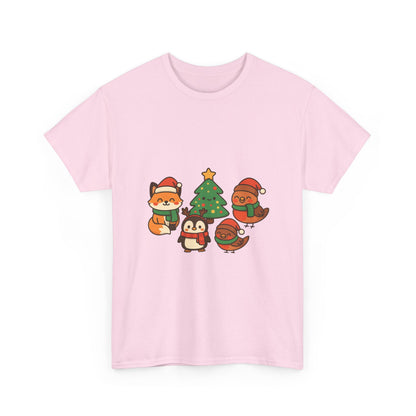 Kerst Bosdieren T-Shirt