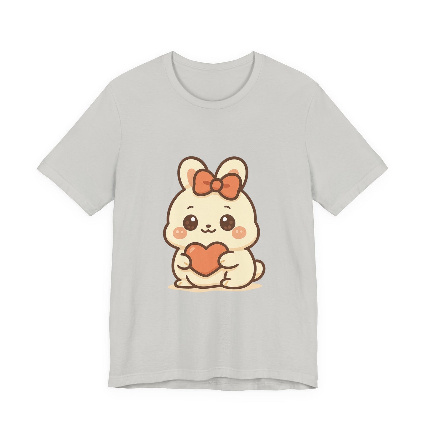 Schattig Kawaii Konijntje met Hart T-Shirt