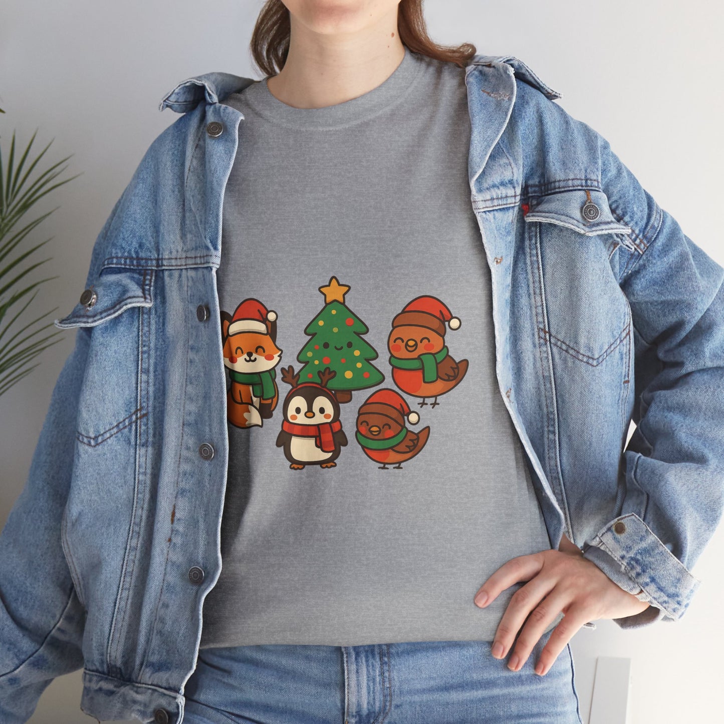 Kerst Bosdieren T-Shirt