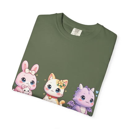 Schattig Pastel Dieren T-Shirt