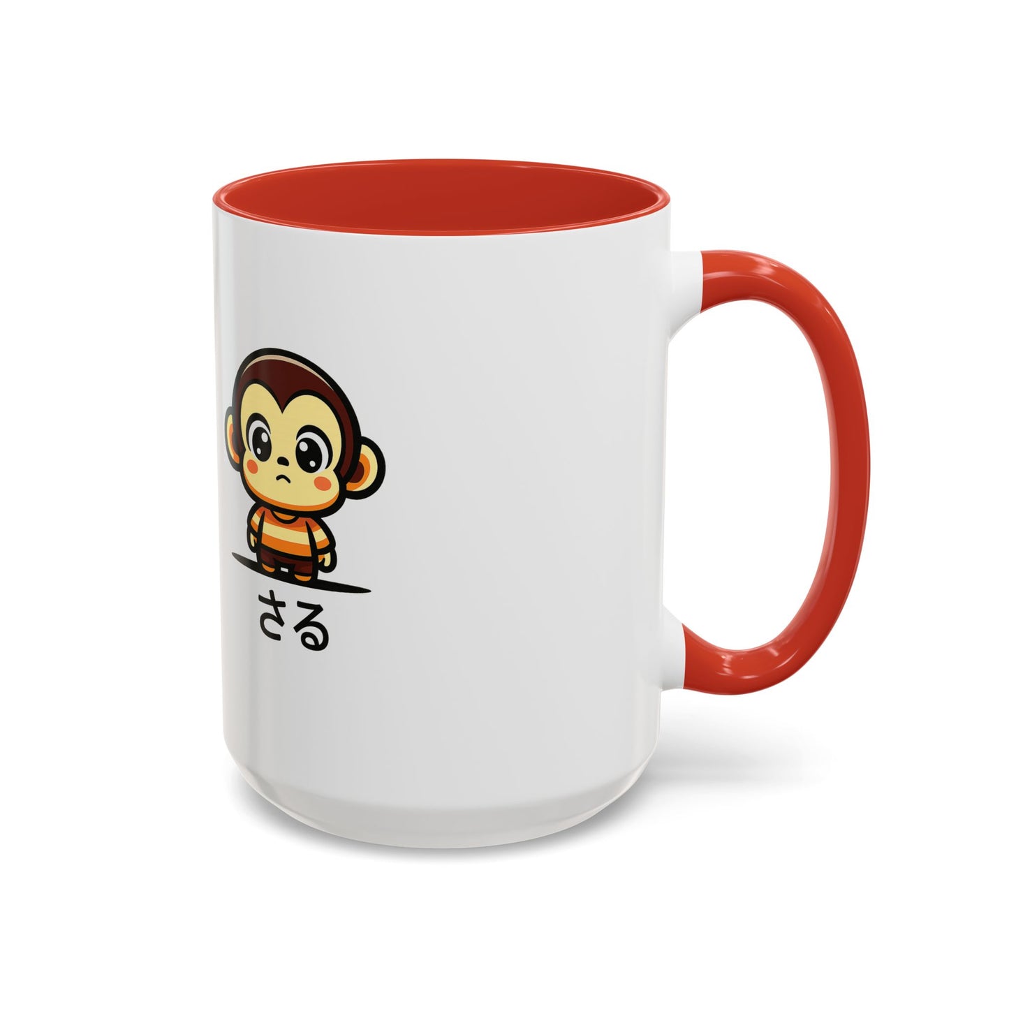 Cute Saru Accent Koffie Mok