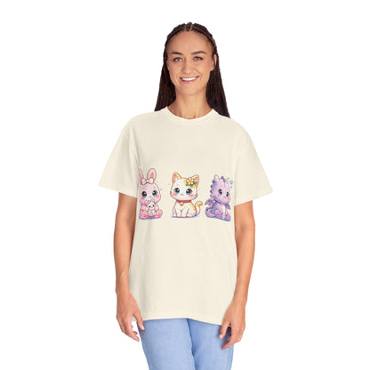 Schattig Pastel Dieren T-Shirt