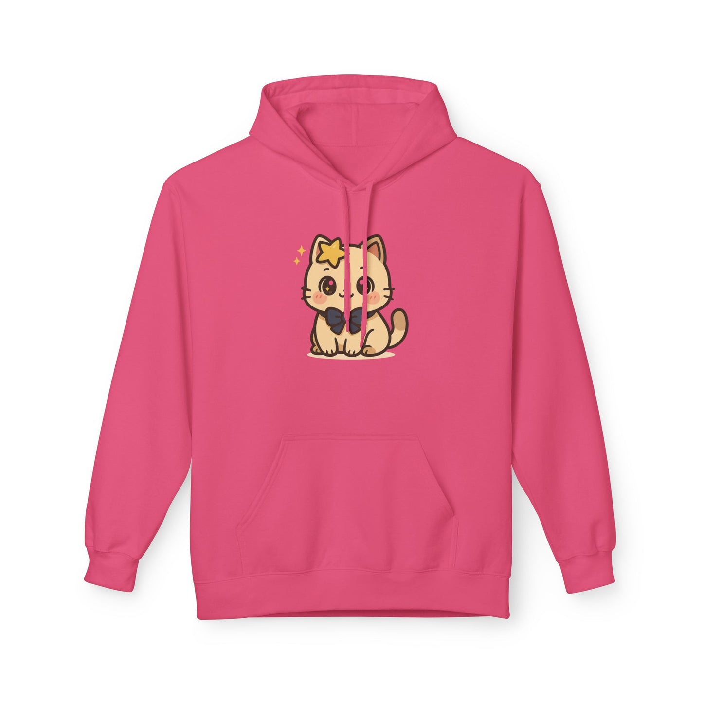 Schattige Kawaii Kat Hoodie met Sterretje