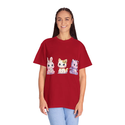Schattig Pastel Dieren T-Shirt