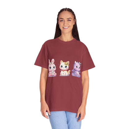 Schattig Pastel Dieren T-Shirt