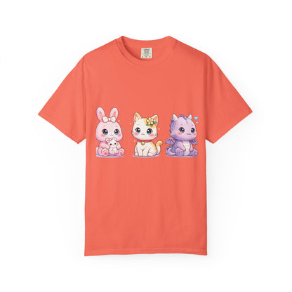 Schattig Pastel Dieren T-Shirt