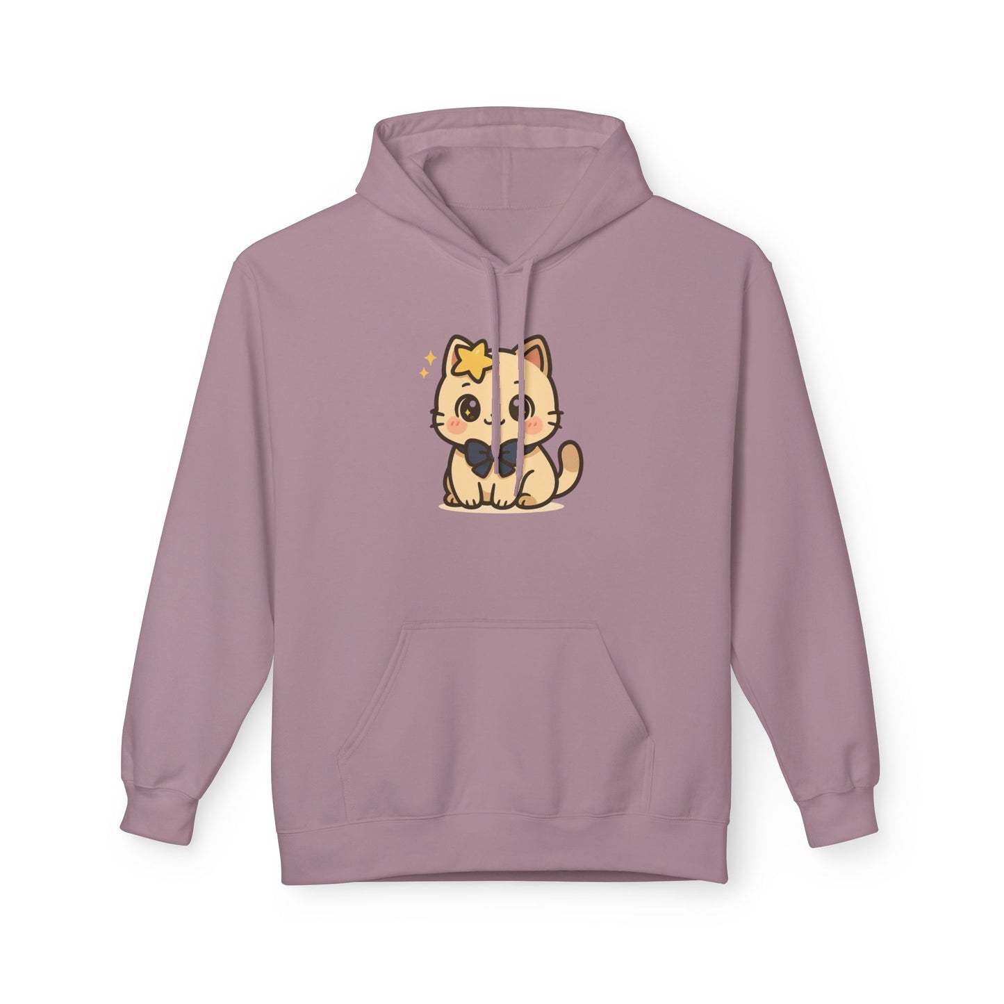 Schattige Kawaii Kat Hoodie met Sterretje