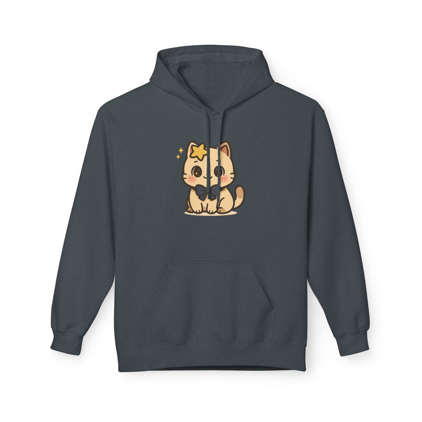 Schattige Kawaii Kat Hoodie met Sterretje