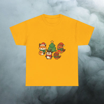 Kerst Bosdieren T-Shirt