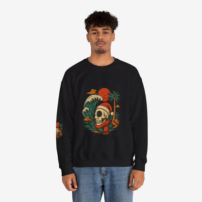 Skull Surf Kerst Sweater