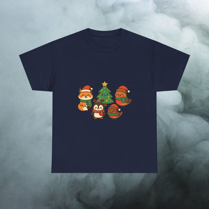 Kerst Bosdieren T-Shirt