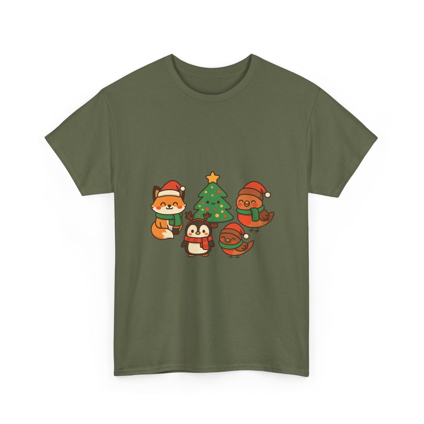 Kerst Bosdieren T-Shirt