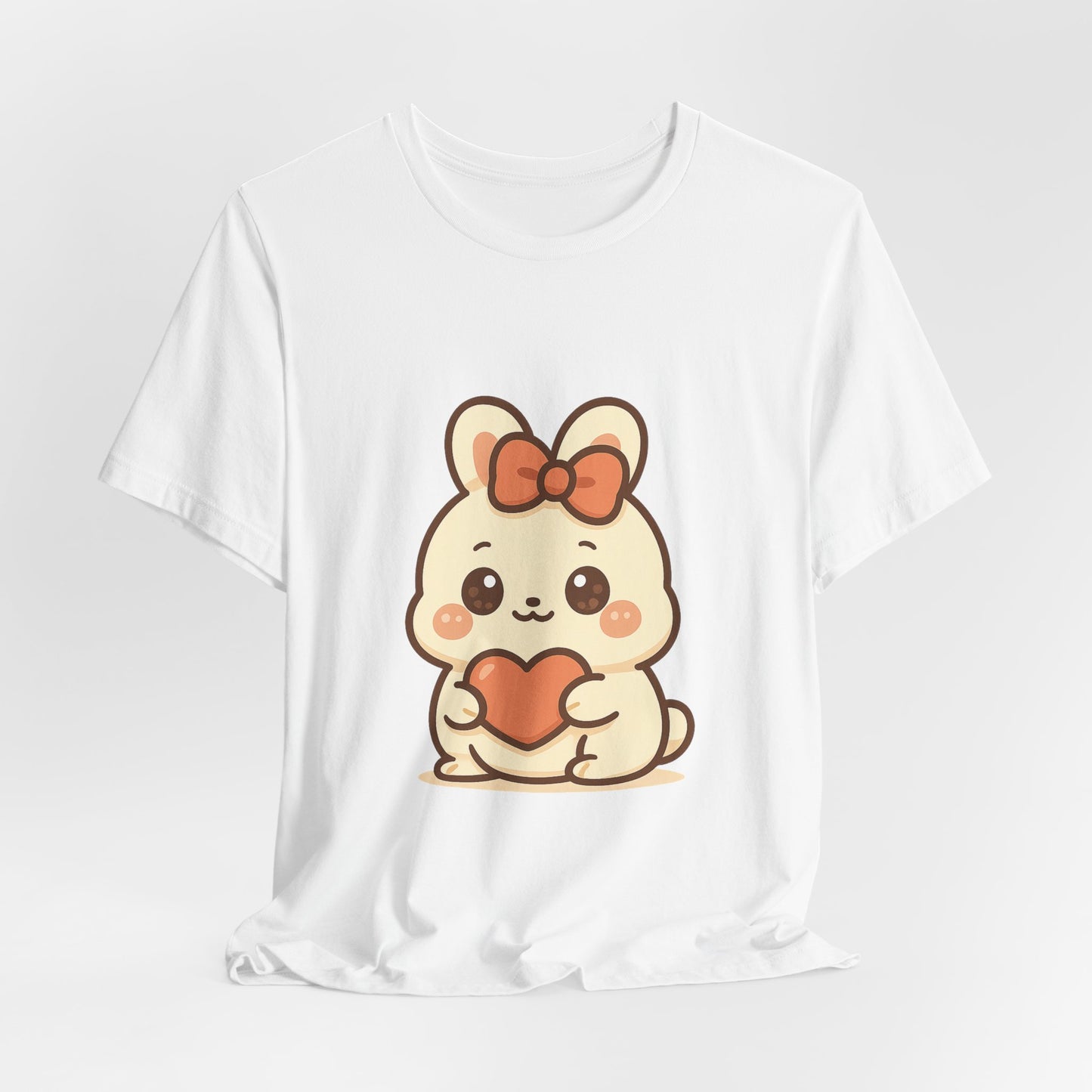 Schattig Kawaii Konijntje met Hart T-Shirt