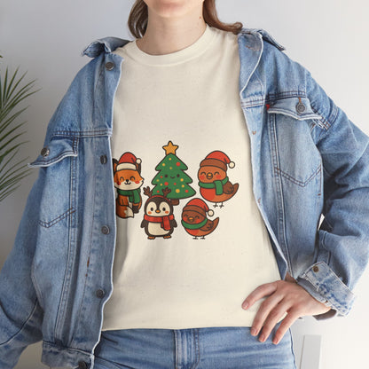 Kerst Bosdieren T-Shirt