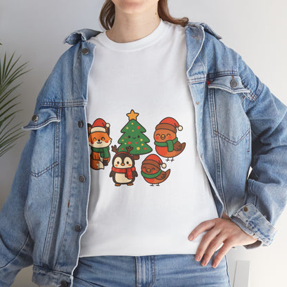Kerst Bosdieren T-Shirt
