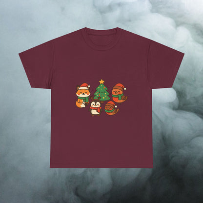 Kerst Bosdieren T-Shirt