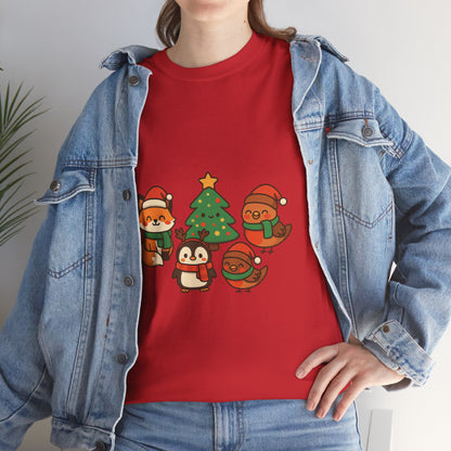Kerst Bosdieren T-Shirt