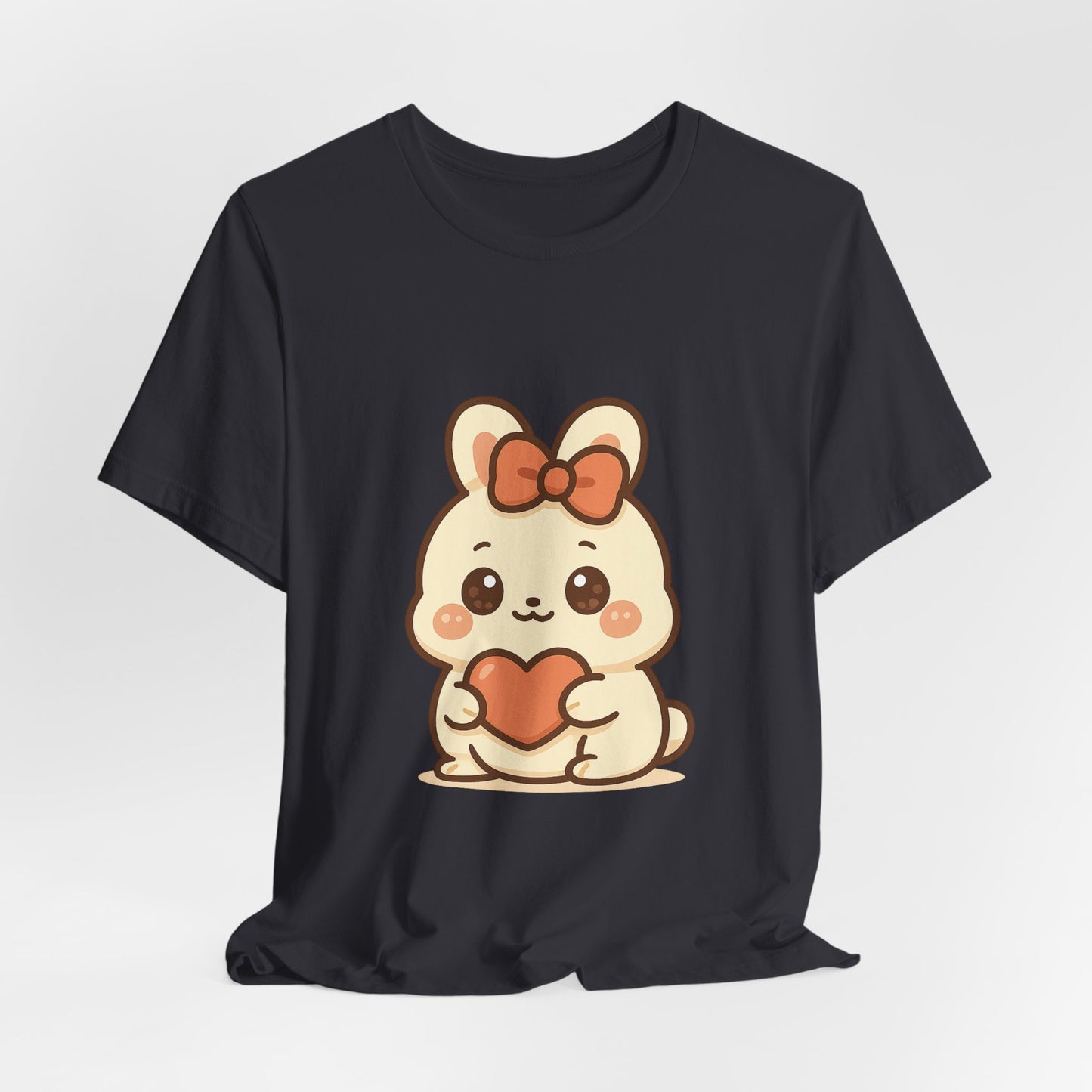 Schattig Kawaii Konijntje met Hart T-Shirt