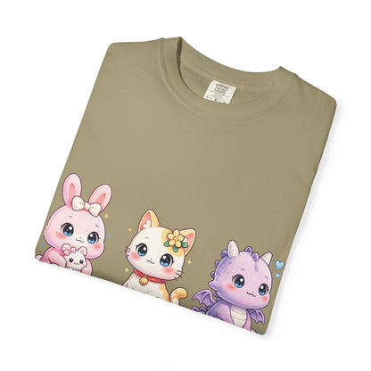 Schattig Pastel Dieren T-Shirt