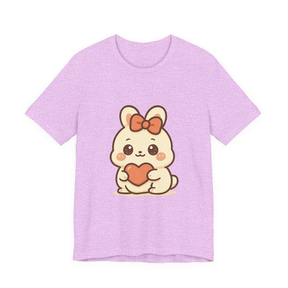 Schattig Kawaii Konijntje met Hart T-Shirt