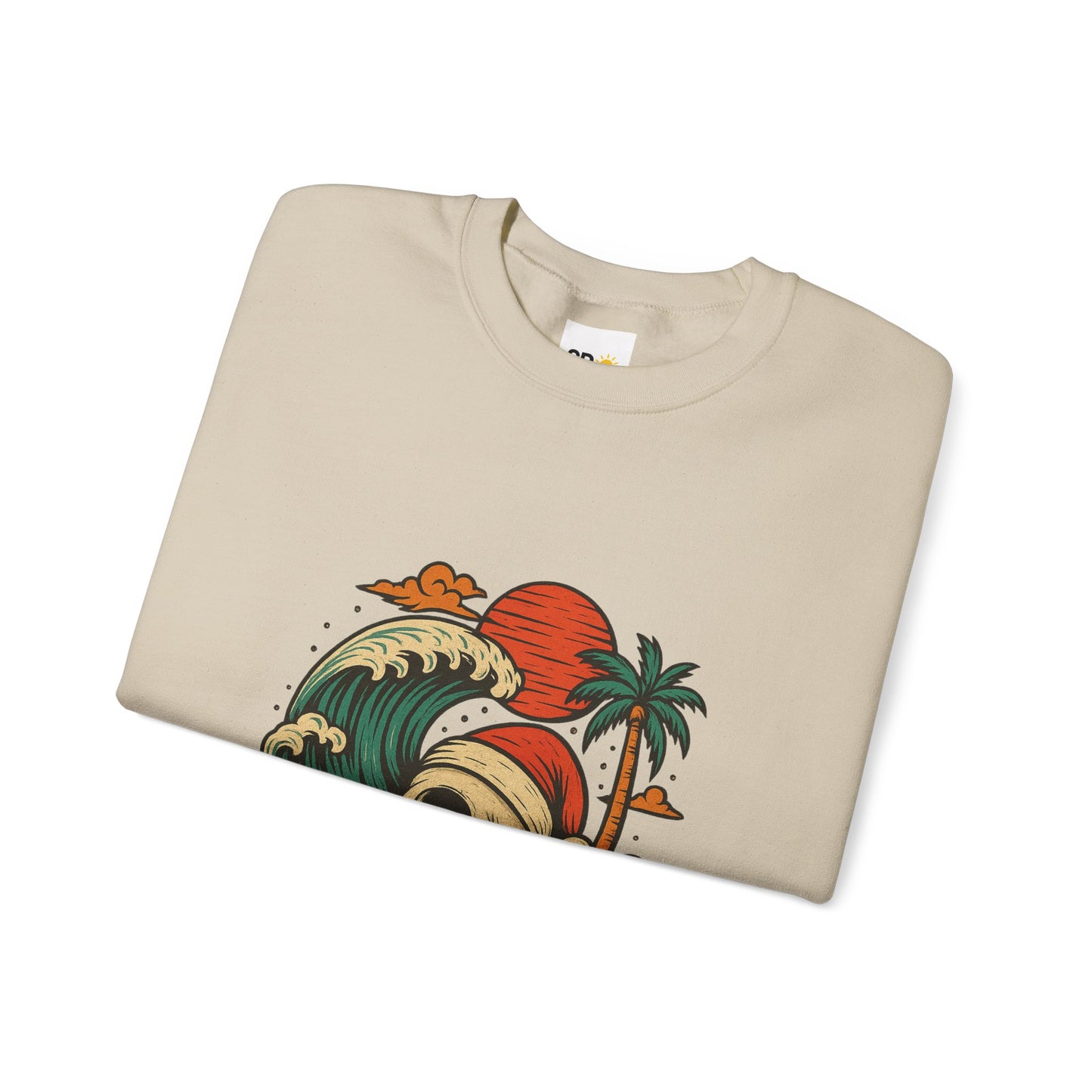 Skull Surf Kerst Sweater