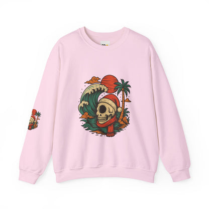 Skull Surf Kerst Sweater