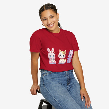 Schattig Pastel Dieren T-Shirt