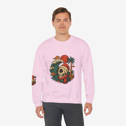 Skull Surf Kerst Sweater