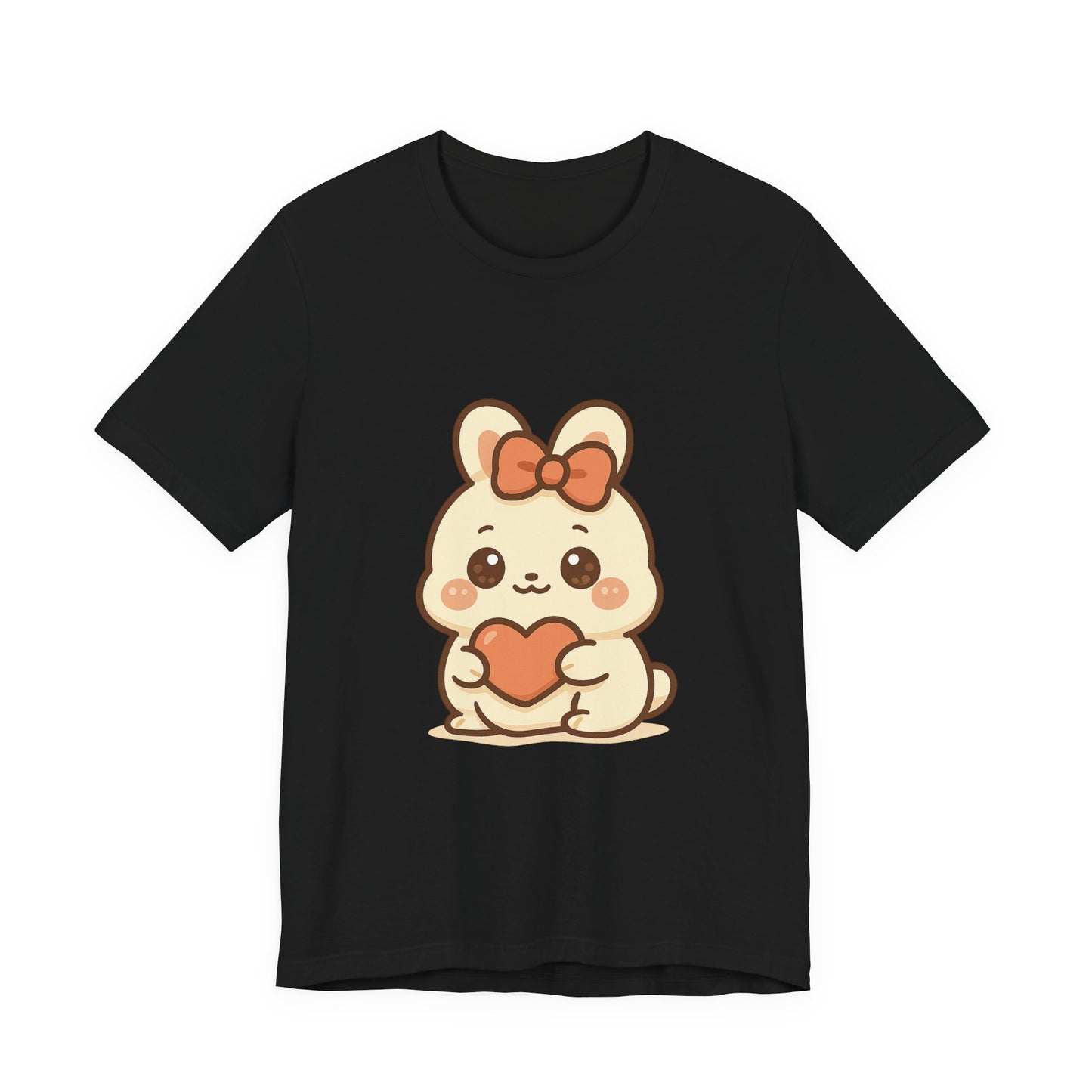 Schattig Kawaii Konijntje met Hart T-Shirt