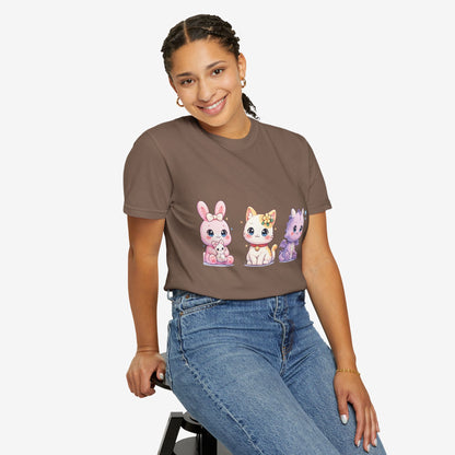 Schattig Pastel Dieren T-Shirt