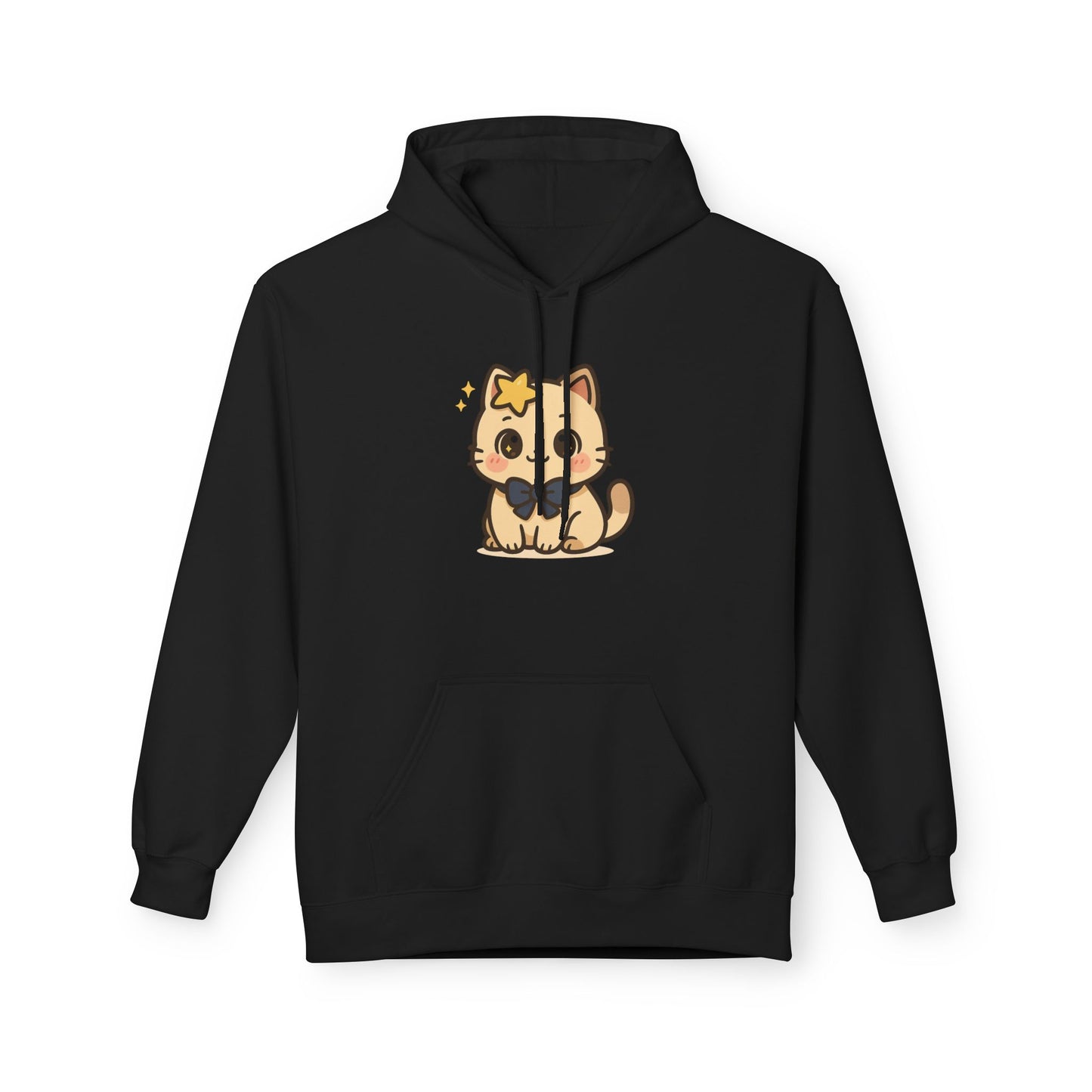 Schattige Kawaii Kat Hoodie met Sterretje