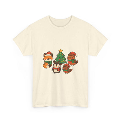 Kerst Bosdieren T-Shirt