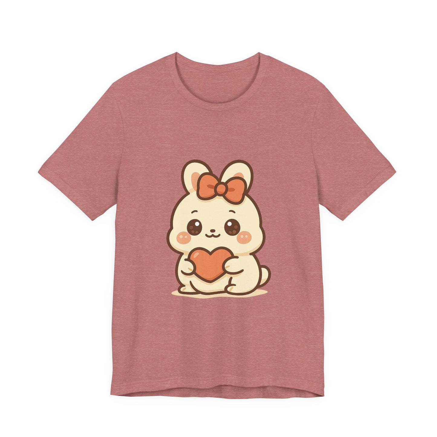 Schattig Kawaii Konijntje met Hart T-Shirt