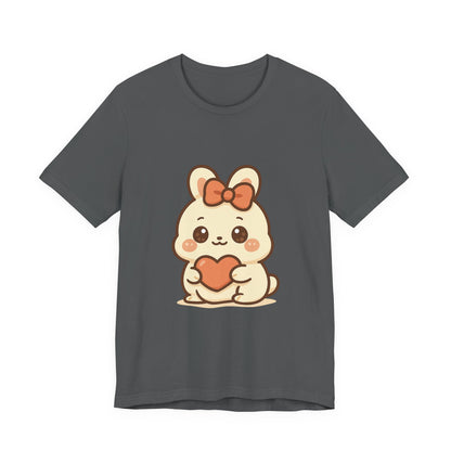 Schattig Kawaii Konijntje met Hart T-Shirt