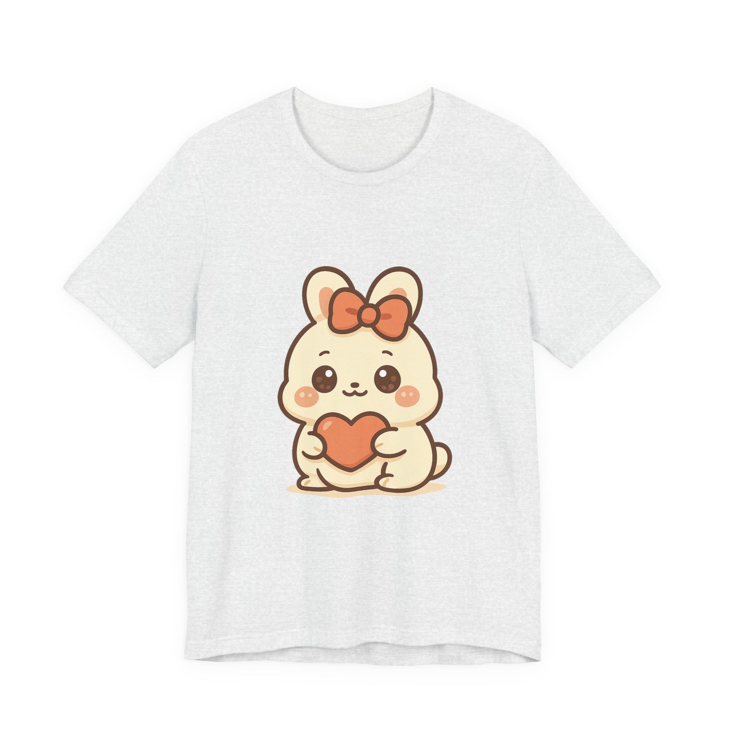 Schattig Kawaii Konijntje met Hart T-Shirt