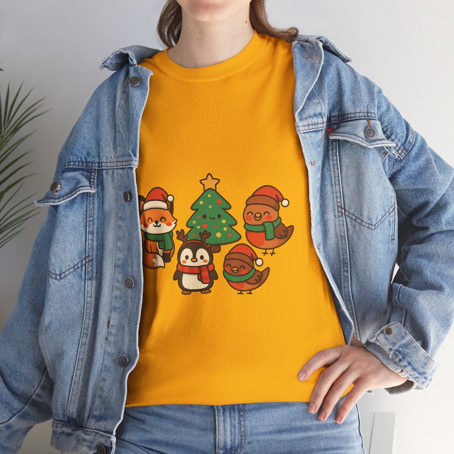Kerst Bosdieren T-Shirt
