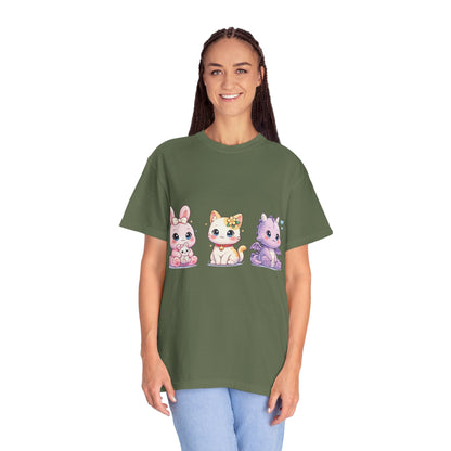 Schattig Pastel Dieren T-Shirt