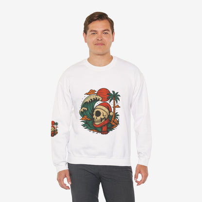 Skull Surf Kerst Sweater