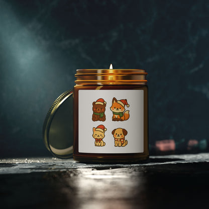 Feestdagen Huisdieren Geurkaars (4oz/9oz)