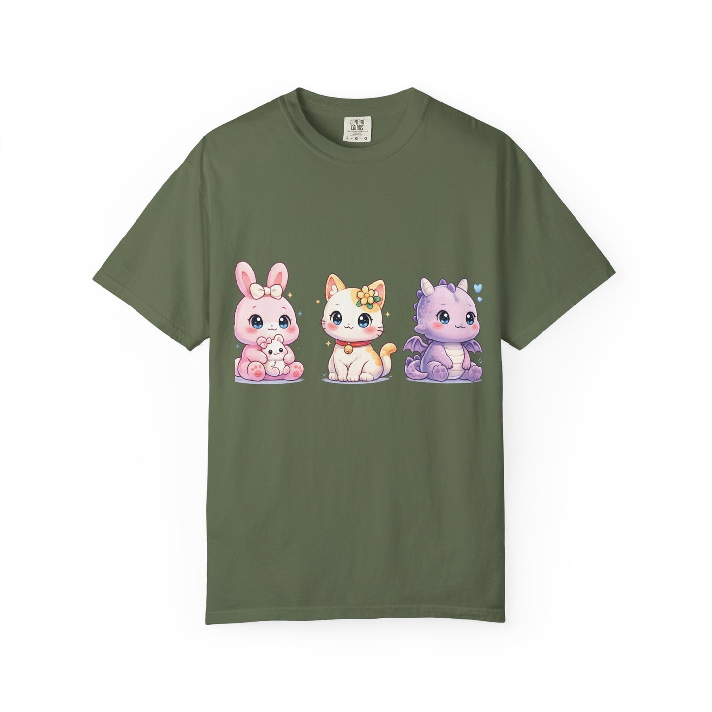 Schattig Pastel Dieren T-Shirt