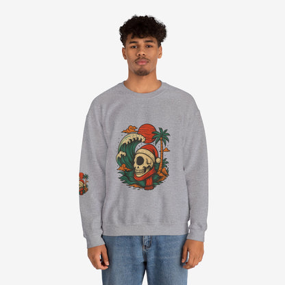 Skull Surf Kerst Sweater