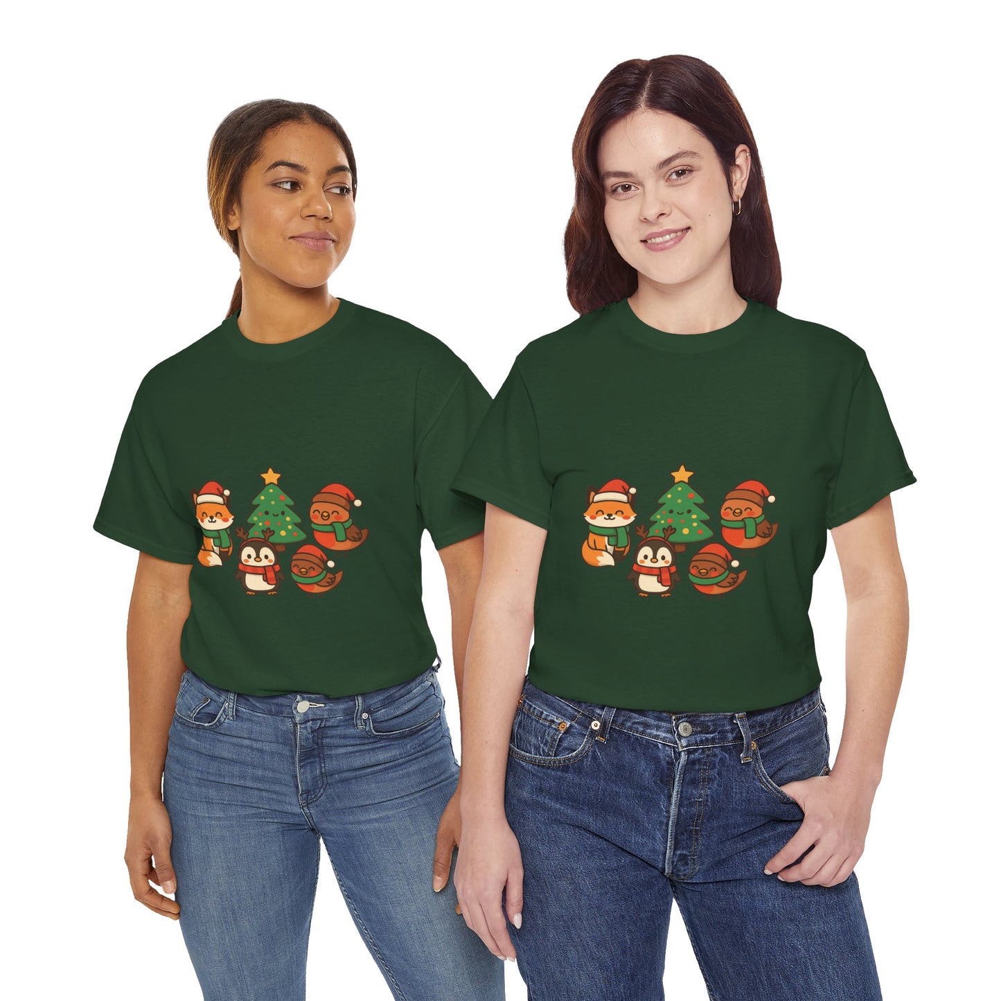 Kerst Bosdieren T-Shirt
