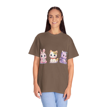 Schattig Pastel Dieren T-Shirt