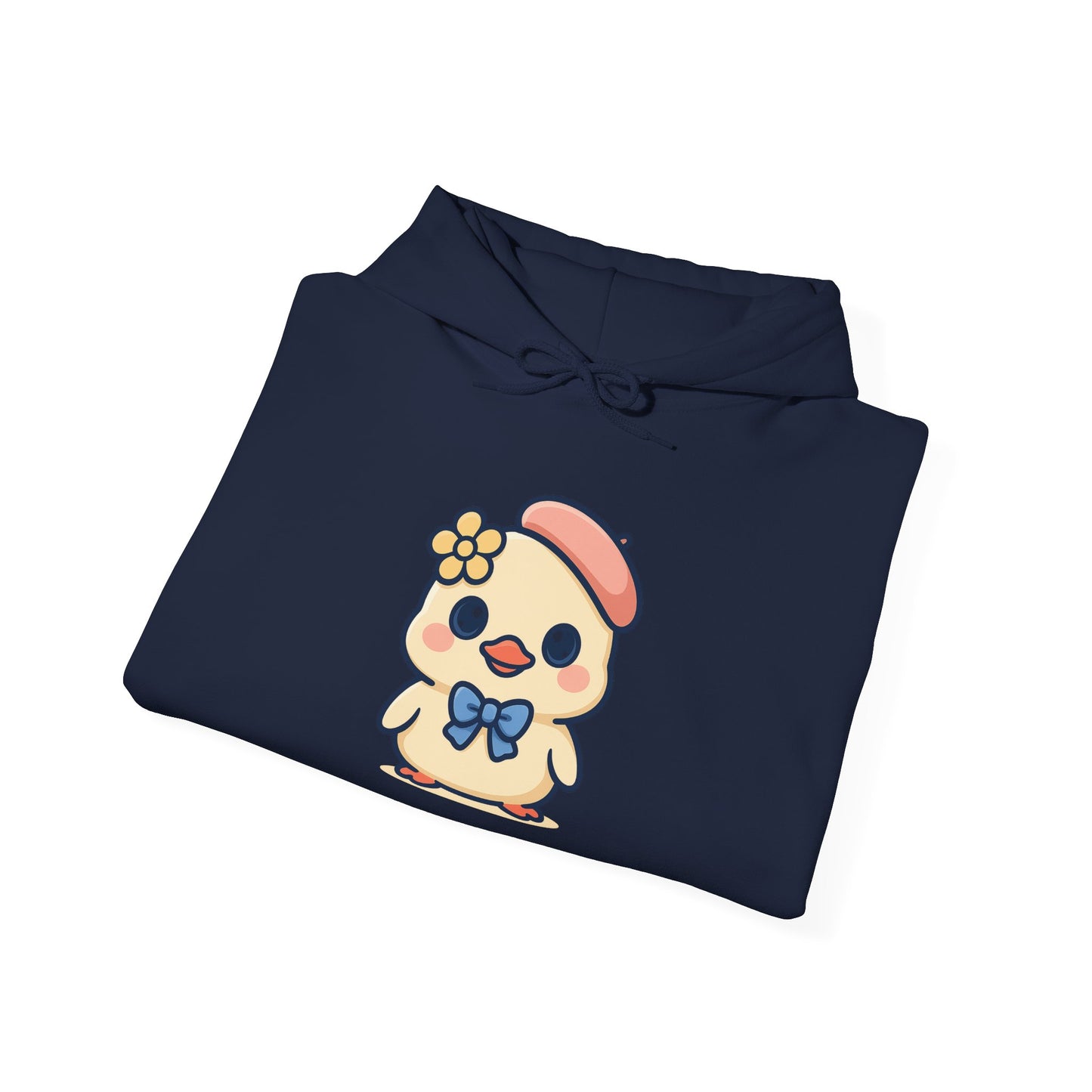 Kawaii Kuiken Hoodie – Met Baret en Bloemetje
