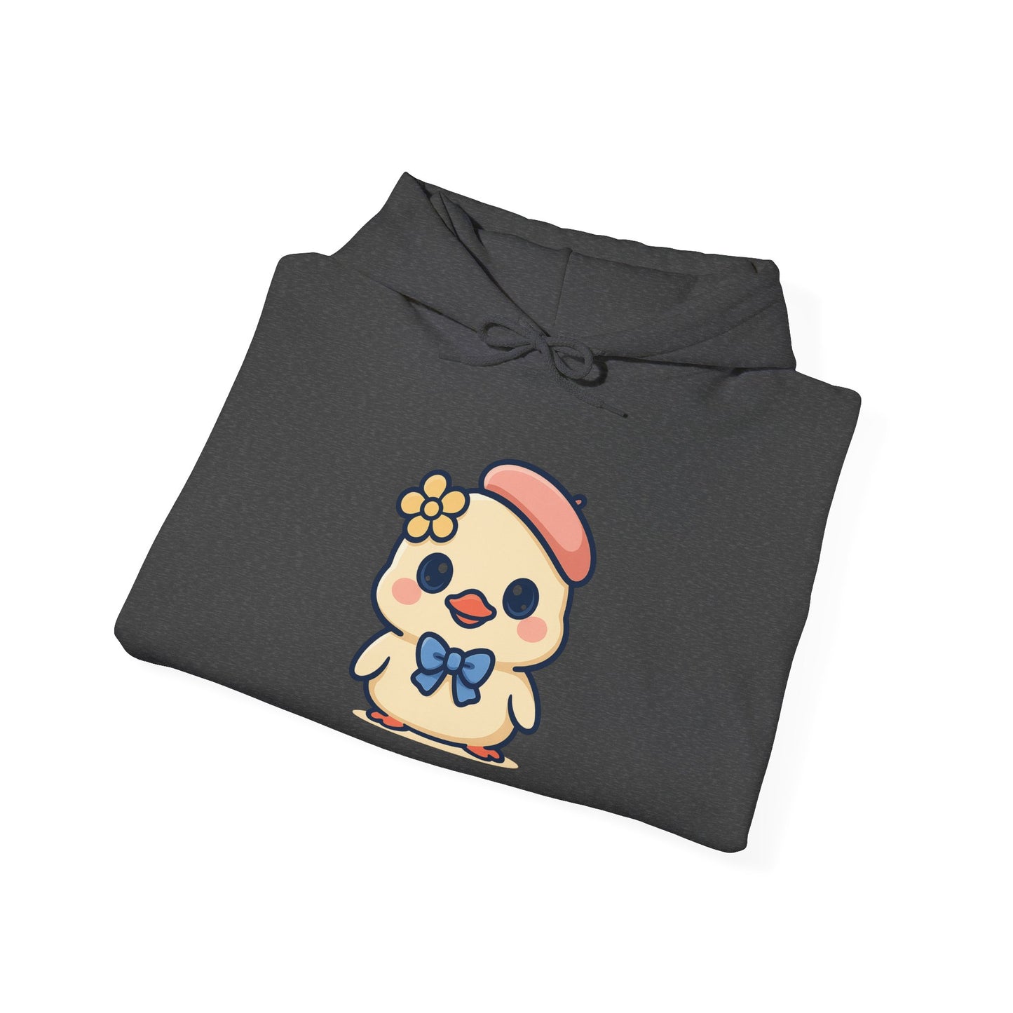 Kawaii Kuiken Hoodie – Met Baret en Bloemetje