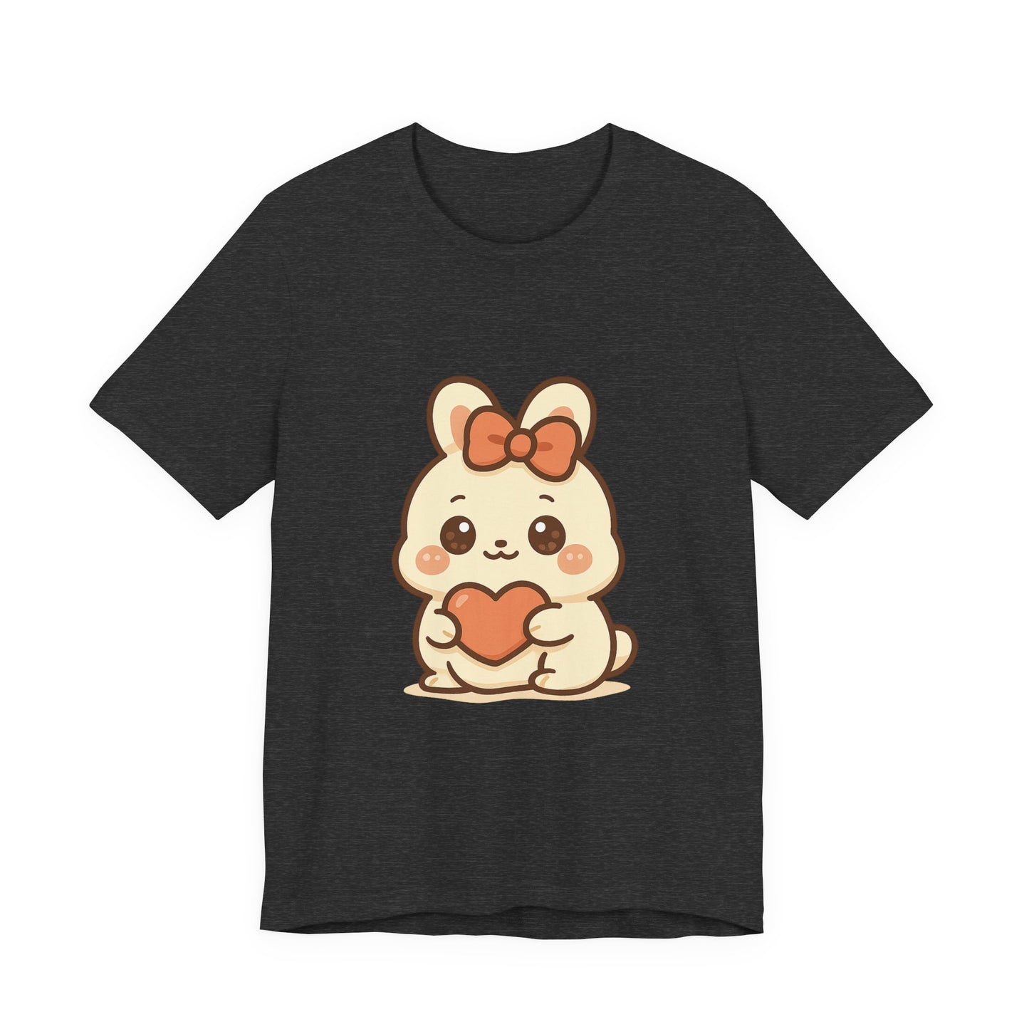 Schattig Kawaii Konijntje met Hart T-Shirt