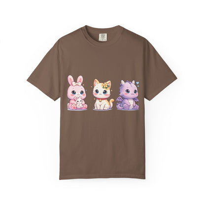 Schattig Pastel Dieren T-Shirt